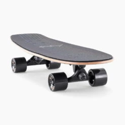 LANDYACHTZ BUTTER BLACK LINES 31" - SURFSKATE COMPLETE -Verkauf Von Surfausrüstung 121CP SSBTBKL Butter Black Lines Complete Surfskate Boards Wheels Down Web