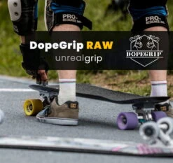 DopeGrip RAW -Verkauf Von Surfausrüstung 1skategripgriptapedopegripRAWskateboardlongboardDOWNHILLFREESTYLE 720x679 bei brettsport de