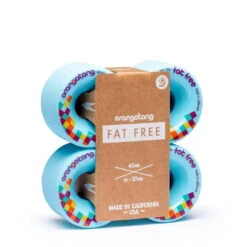 Orangatang Fat Free 65mm Set -Verkauf Von Surfausrüstung 2019 Wheels 65mm FatFree blue pack 1024x