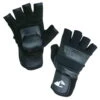 MBS HILLBILLY Wrist Guard Gloves - Black - Half Finger