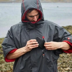 Red Paddle Co. Red Paddle Co Pro Change Jacket Short Sleeve -Verkauf Von Surfausrüstung ProChangeMensSSGrey 10 x800 bei brettsport de